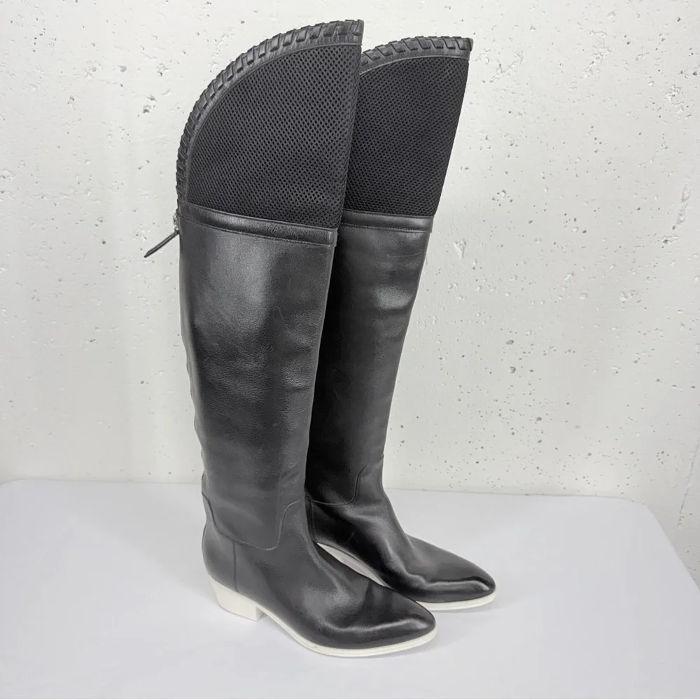 Alexander Wang Women’s size 40 Lovanni Black Leather Over The Knee Boots